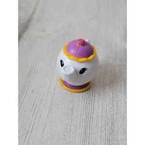 Mrs. Pott's beauty Beast mini teapot toy figure Disney Pixar